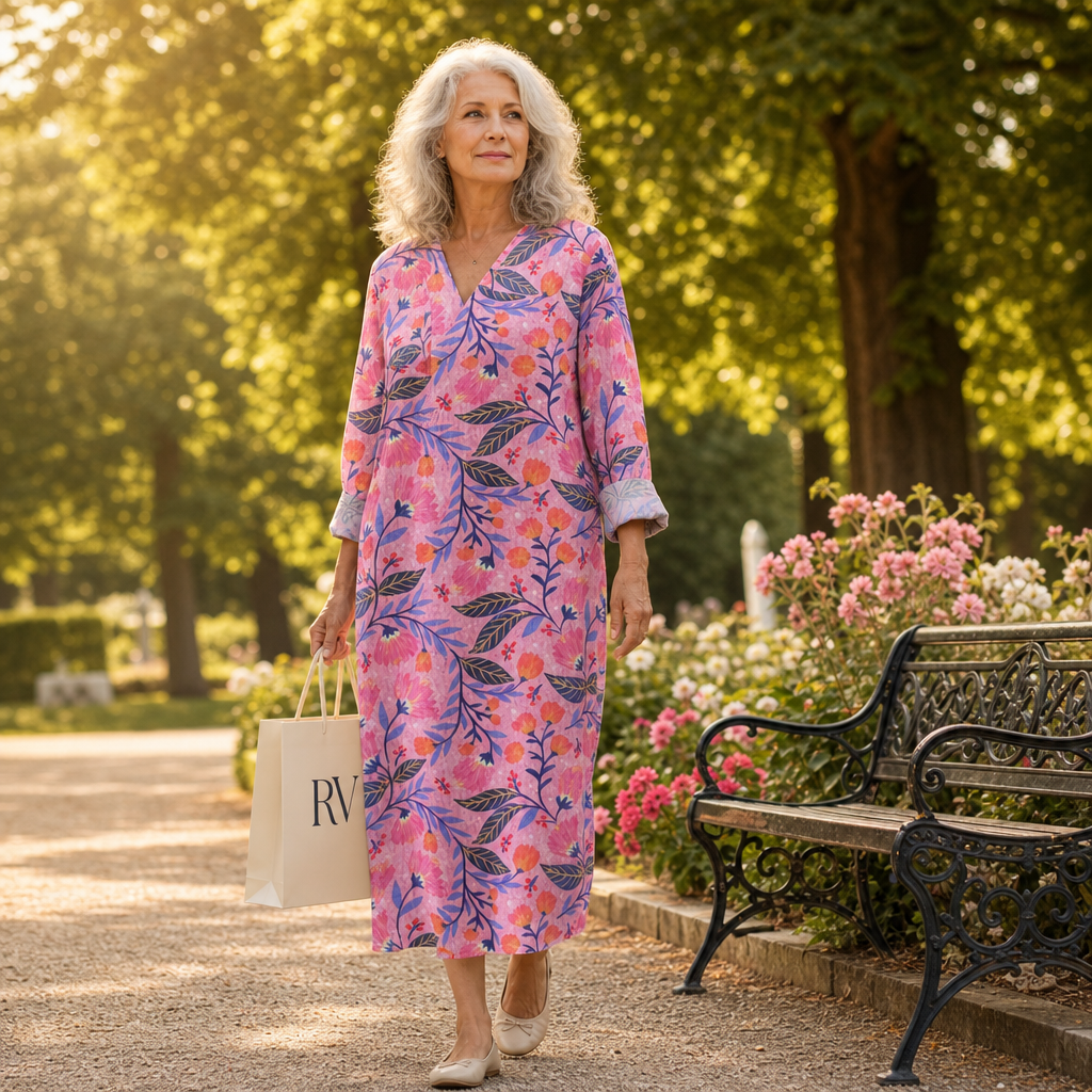 Clémence | Robe d’Été Imprimée Flatteuse