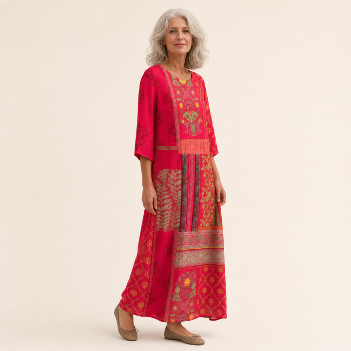 Iris | Robe longue fluide chic et confortable