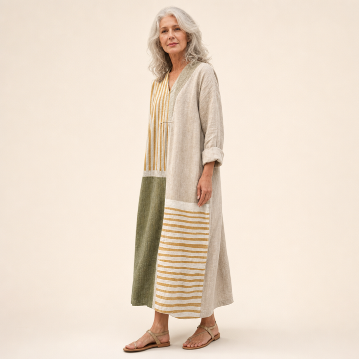 Tess | Robe d’Été Imprimée Flatteuse