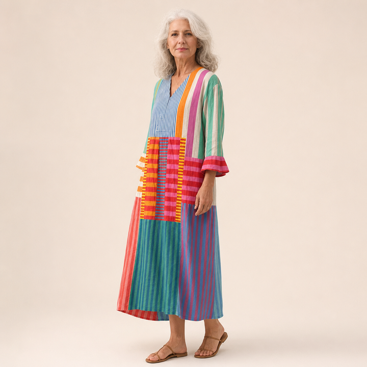 Alix | Robe d’Été Imprimée Flatteuse