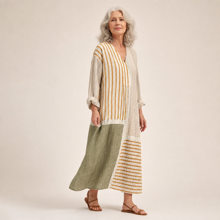 Henriette | Robe d’Été Imprimée Flatteuse