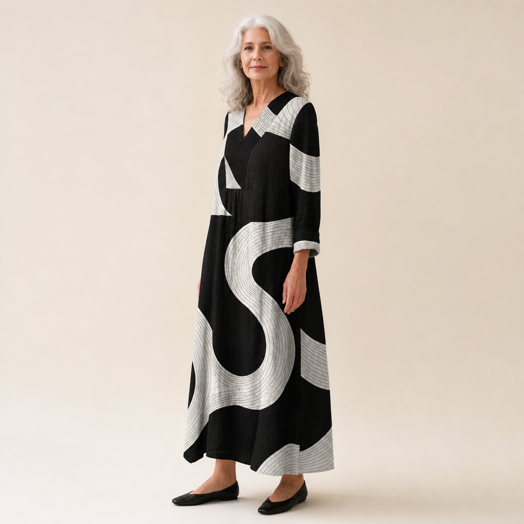 Ophélie | Robe d’Été Imprimée Flatteuse