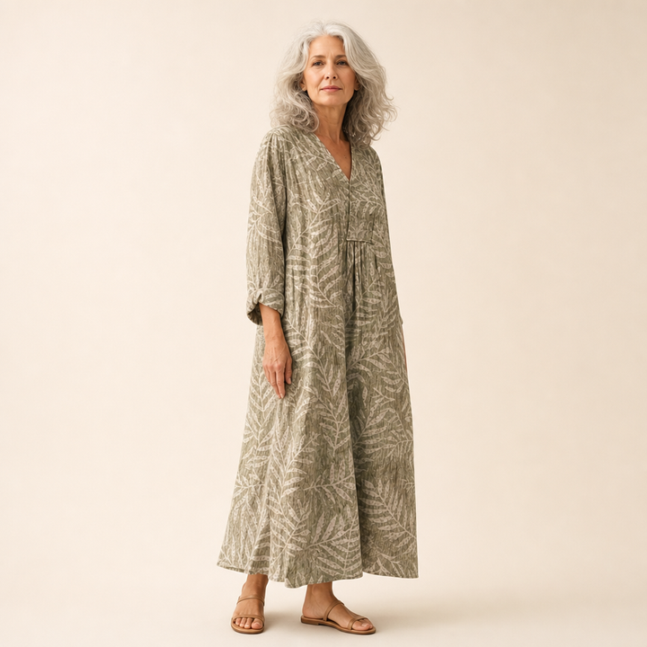 Camille | Robe d’Été Imprimée Flatteuse