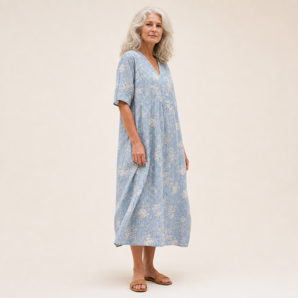 Line | Robe d’Été Imprimée Flatteuse