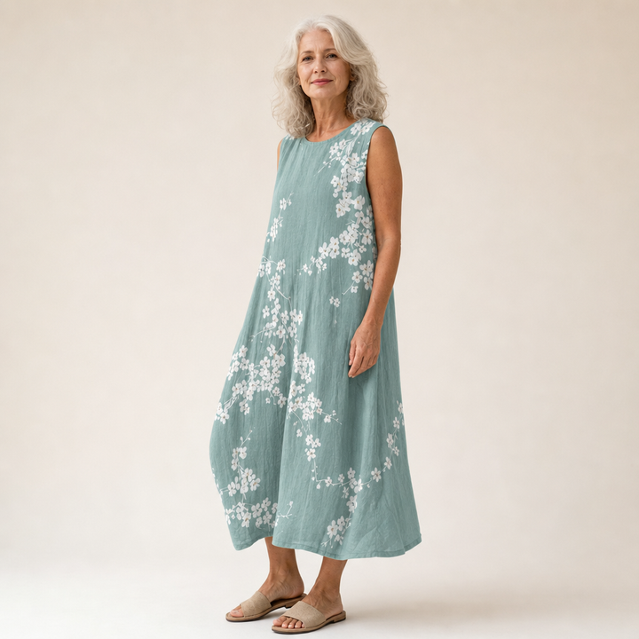 Ursule | Robe d’Été Confortable Sans Manches