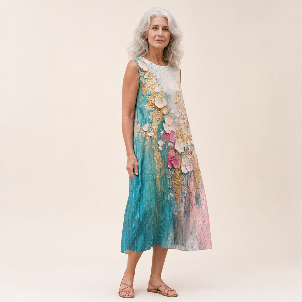 Floriane | Robe d’Été Confortable Sans Manches