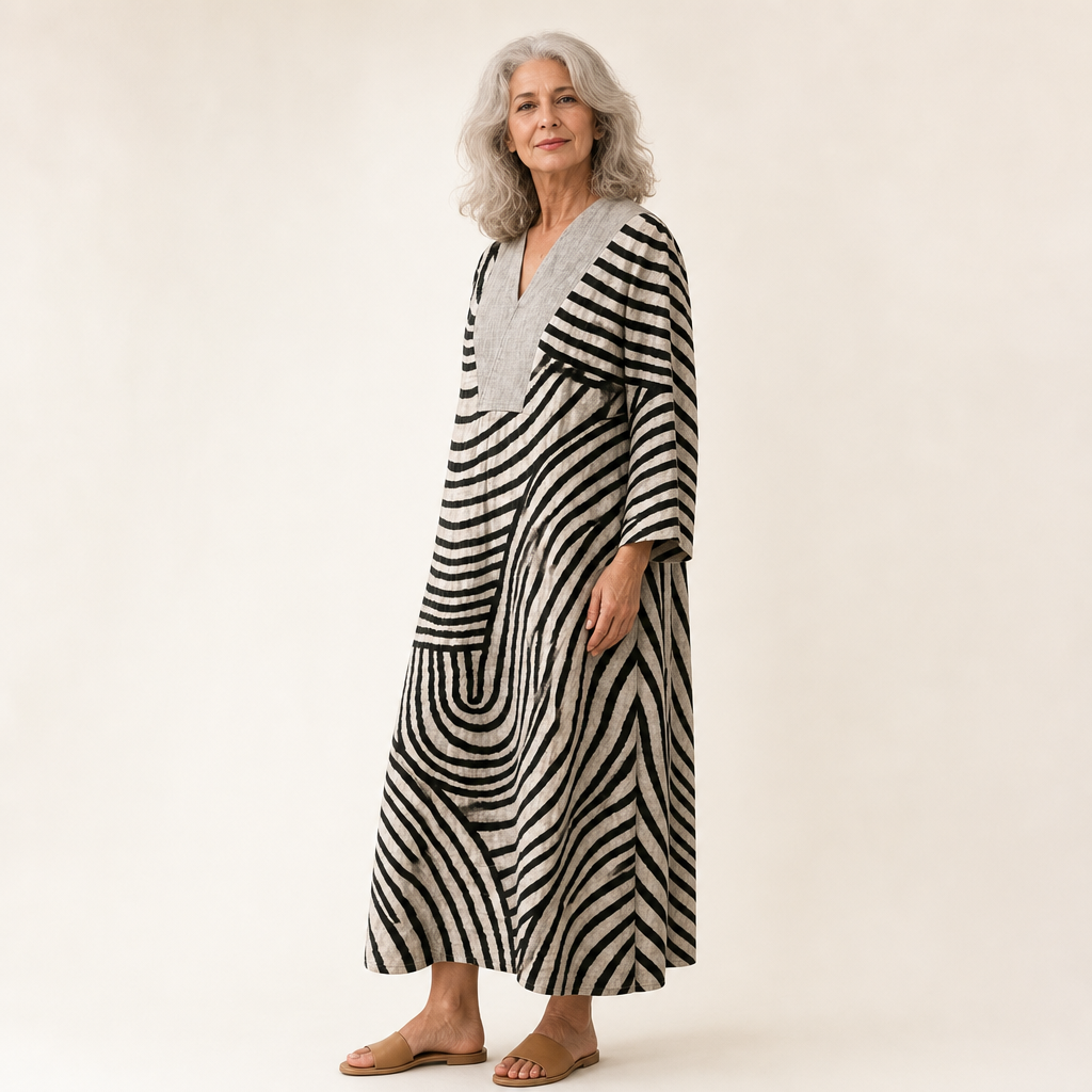 Lila | Robe d’Été Imprimée Flatteuse