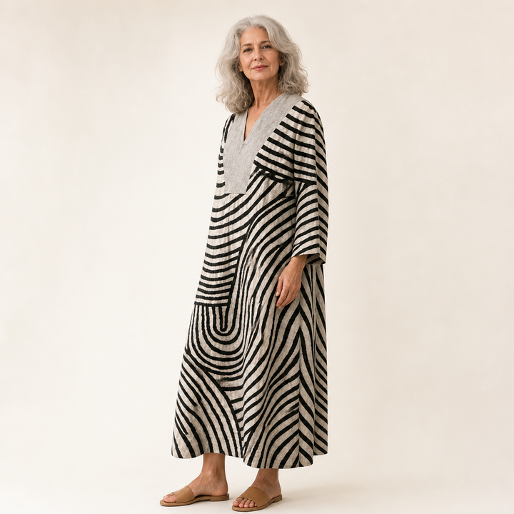 Lila | Robe d’Été Imprimée Flatteuse