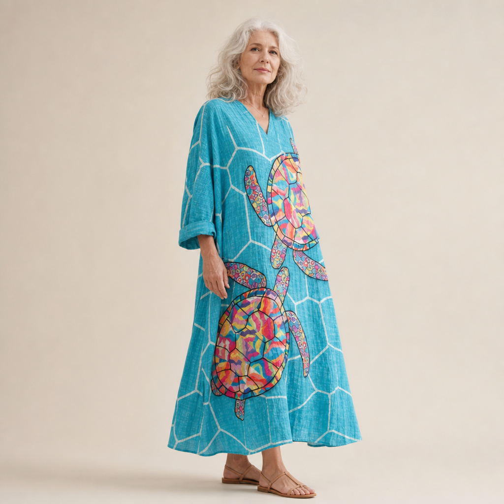 Éloïse | Robe d’Été Imprimée Flatteuse
