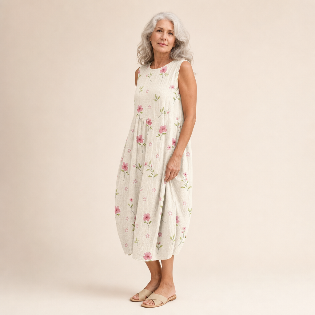 Faustine | Robe d’Été Confortable Sans Manches