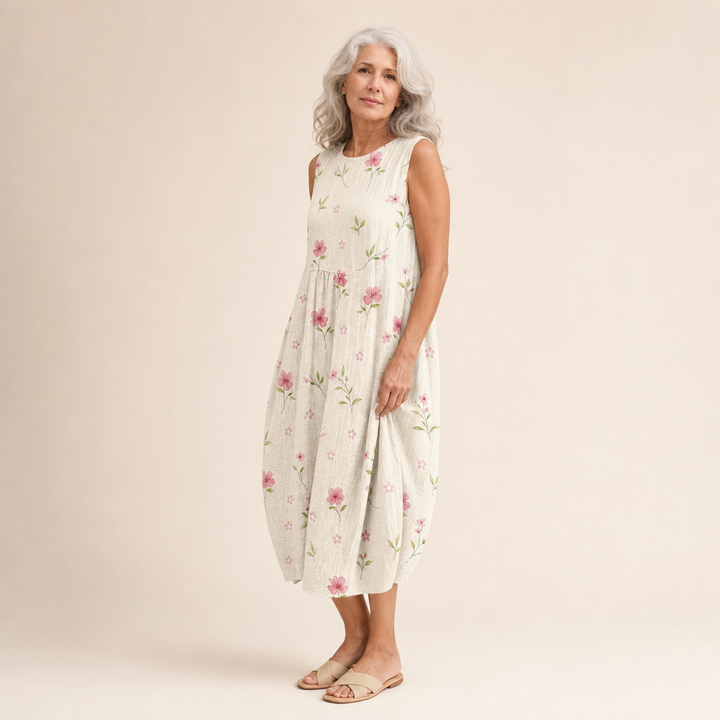 Faustine | Robe d’Été Confortable Sans Manches