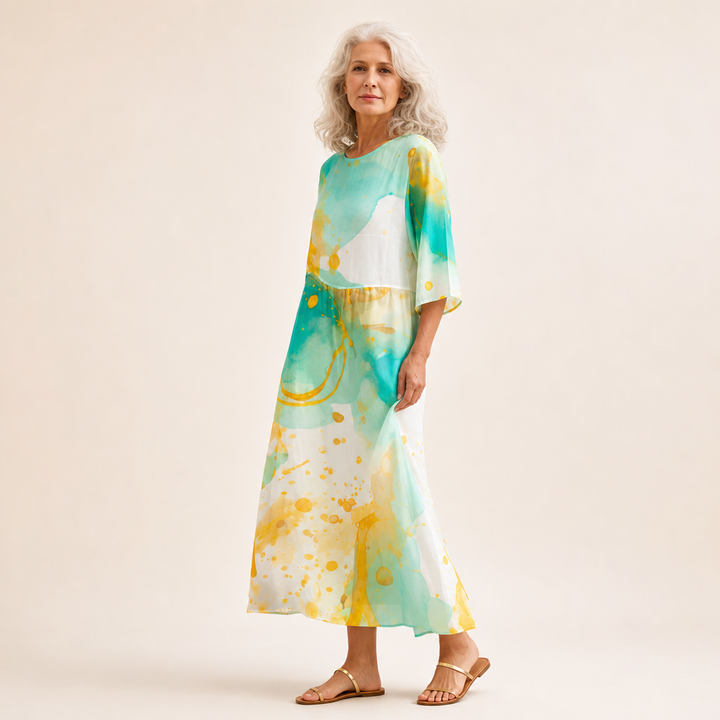 Mireille | Robe longue fluide chic et confortable