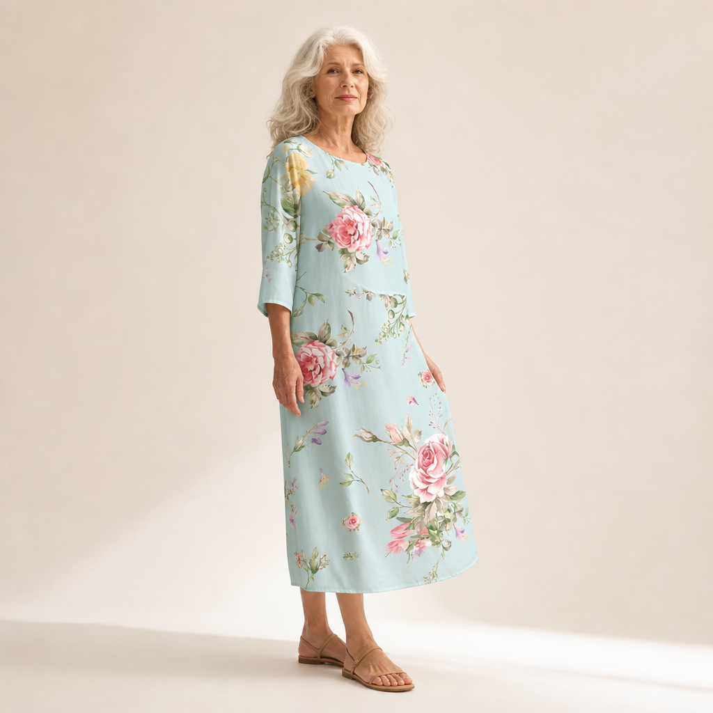 Rosalie | Robe longue fluide chic et confortable