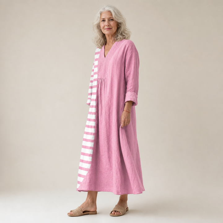 Nadine | Robe d’Été Imprimée Flatteuse
