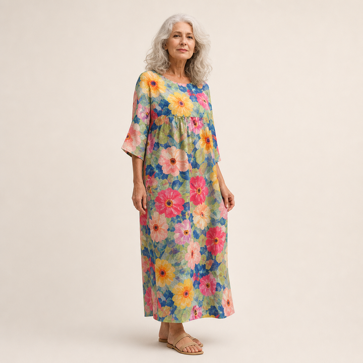 Solène | Robe longue fluide chic et confortable
