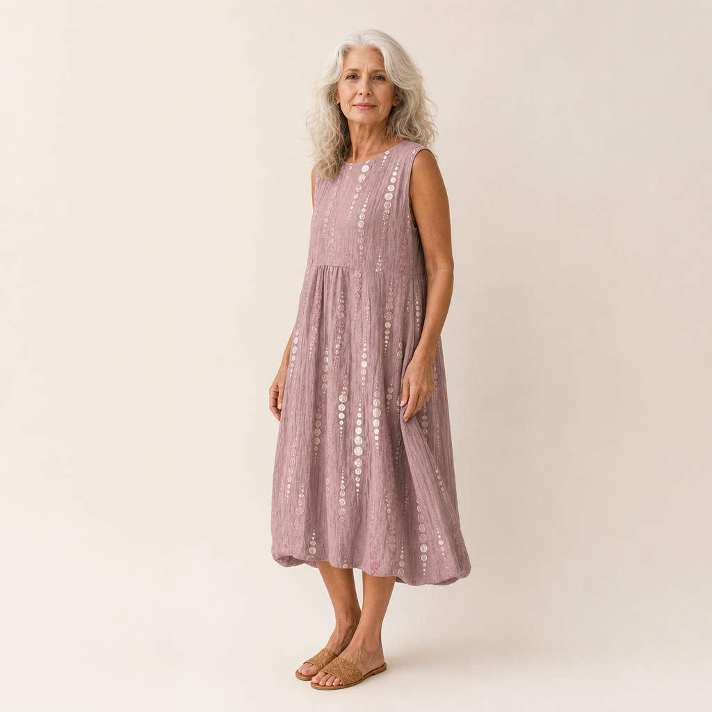 Sasha | Robe d’Été Confortable Sans Manches