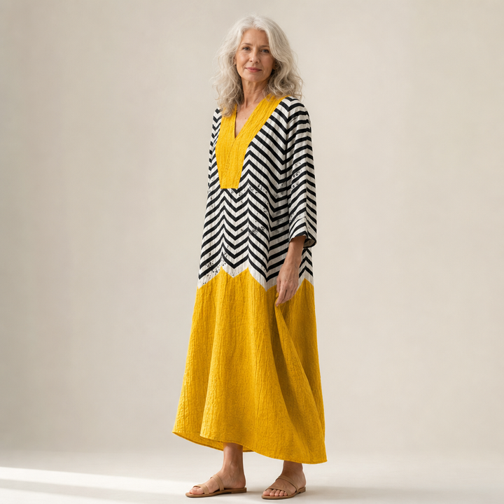 Mia | Robe d’Été Imprimée Flatteuse