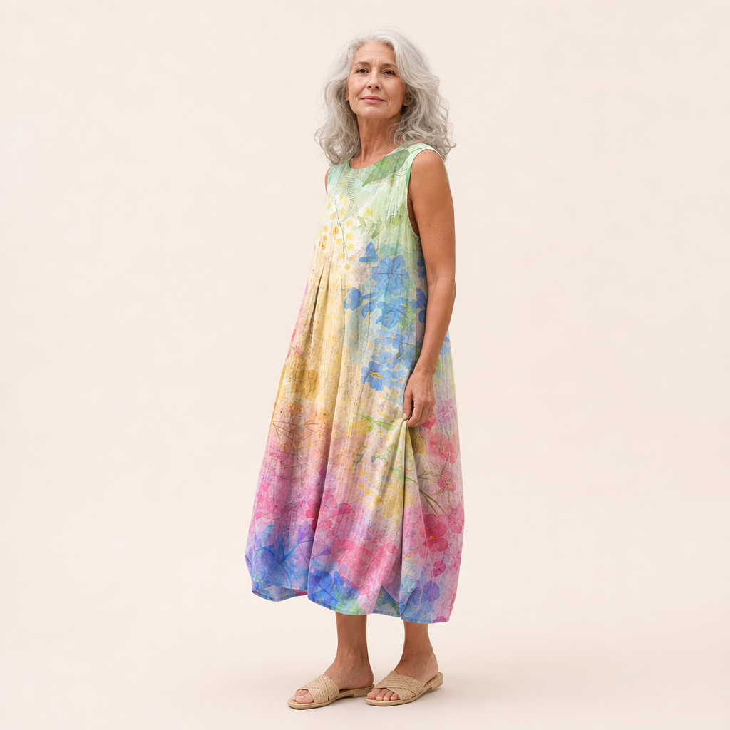 Laurine | Robe d’Été Confortable Sans Manches