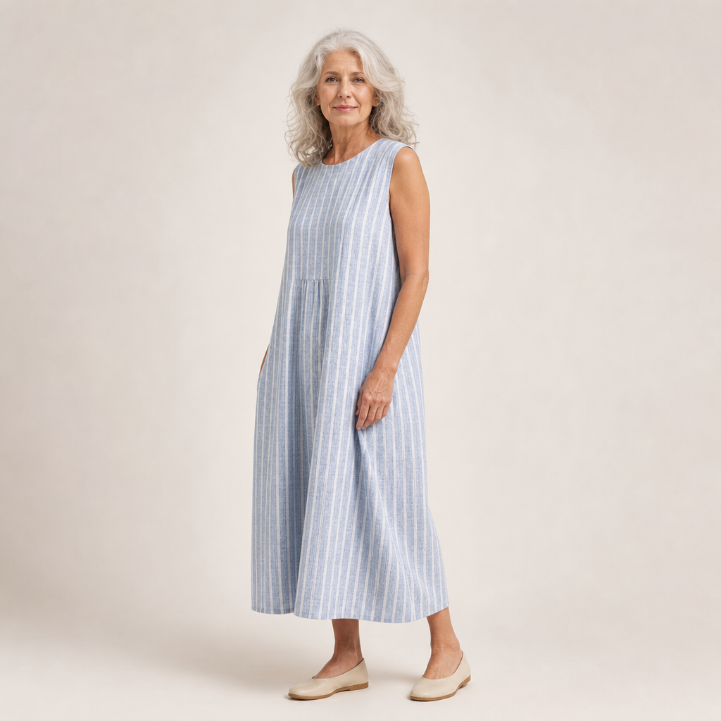 Rose | Robe d’Été Confortable Sans Manches