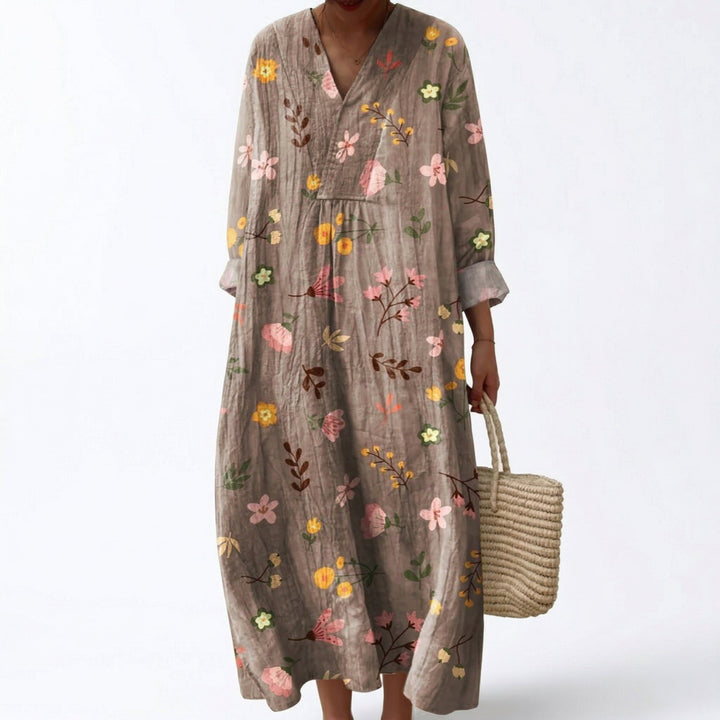 Maëlys | Robe d’Été Imprimée Flatteuse