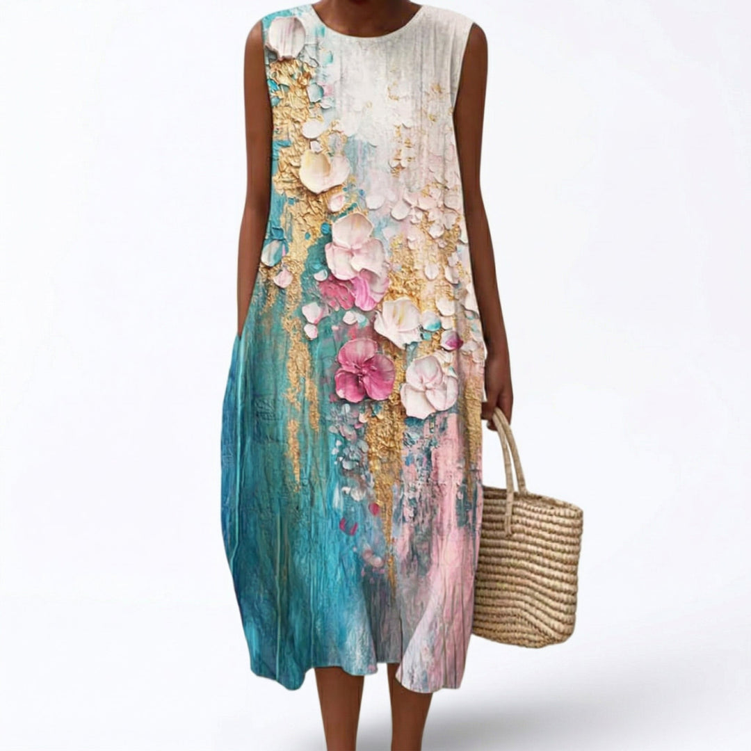 Floriane | Robe d’Été Confortable Sans Manches
