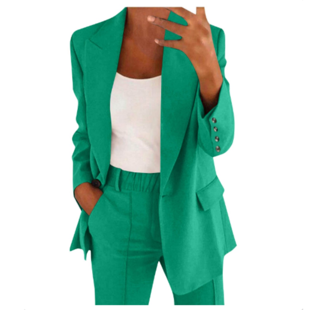 Alveria | Ensemble blazer et pantalon élégant pour un style élevé
