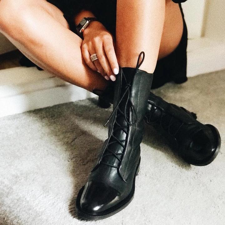 Isabella | Bottines Élégantes à Talons en Cuir Végétal