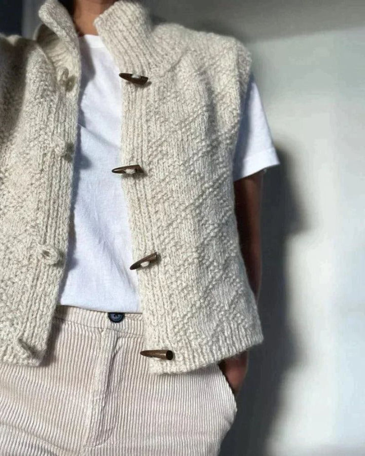 Stacy | Gilet En Tricot Sans Manches Sophistiqué