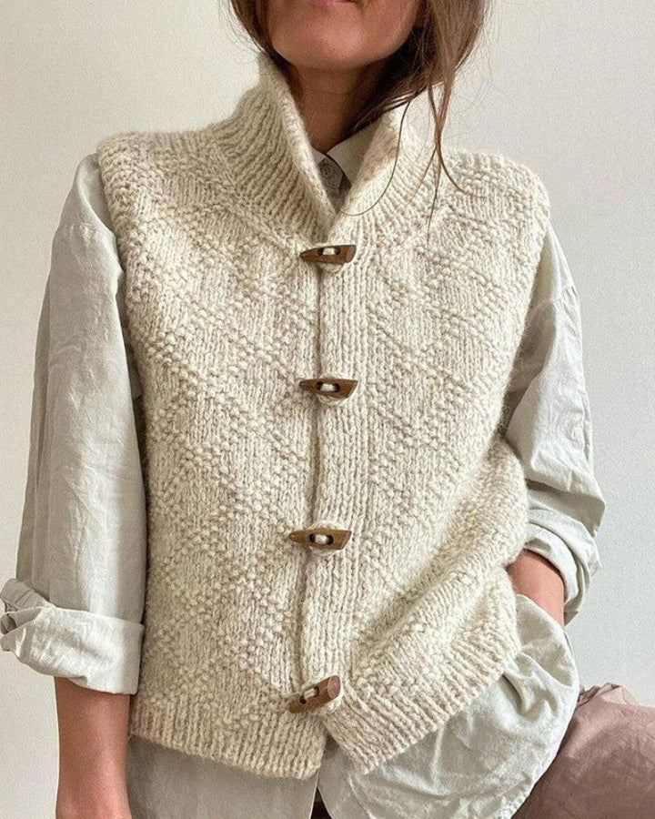Stacy | Gilet En Tricot Sans Manches Sophistiqué