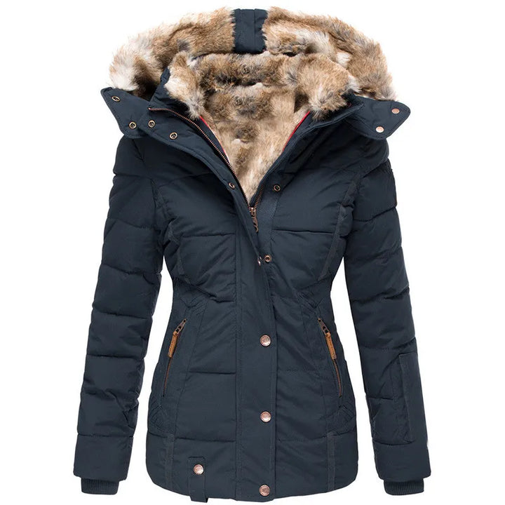 Grace | Veste en cuir chaude et confortable pour l'hiver