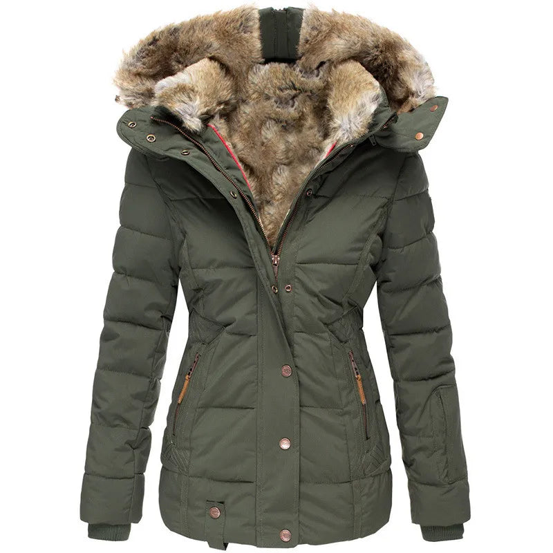 Grace | Veste en cuir chaude et confortable pour l'hiver