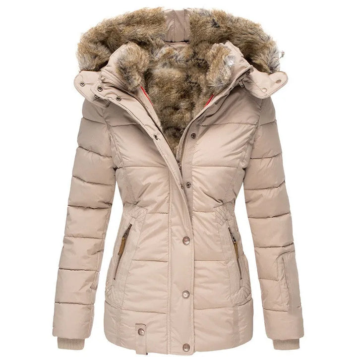 Grace | Veste en cuir chaude et confortable pour l'hiver