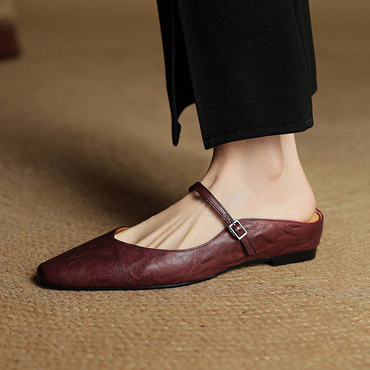 Barbara | Mule en Vera Pelle Orella