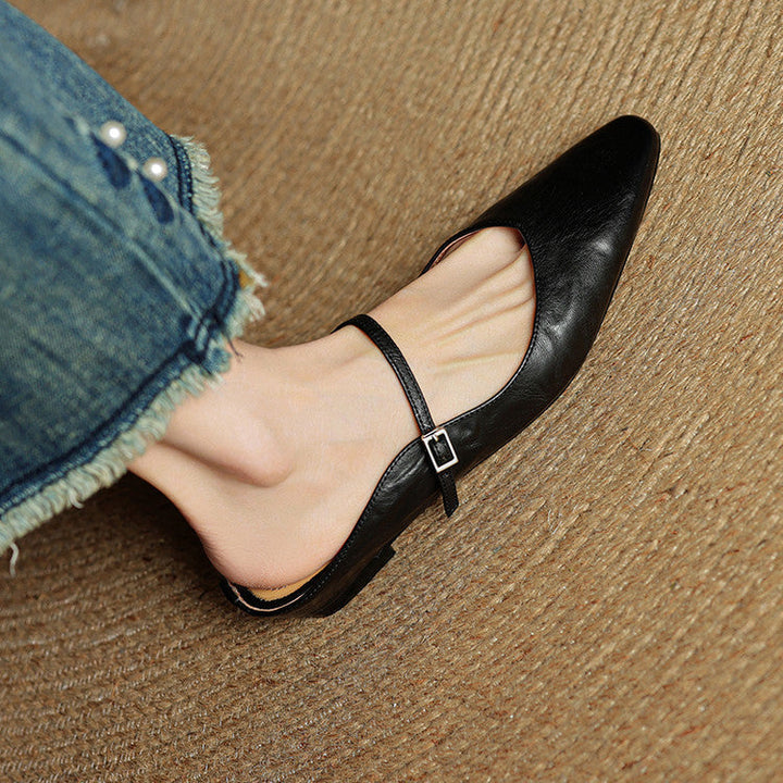 Barbara | Mule en Vera Pelle Orella