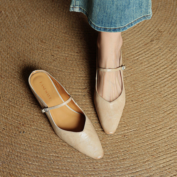Barbara | Mule en Vera Pelle Orella