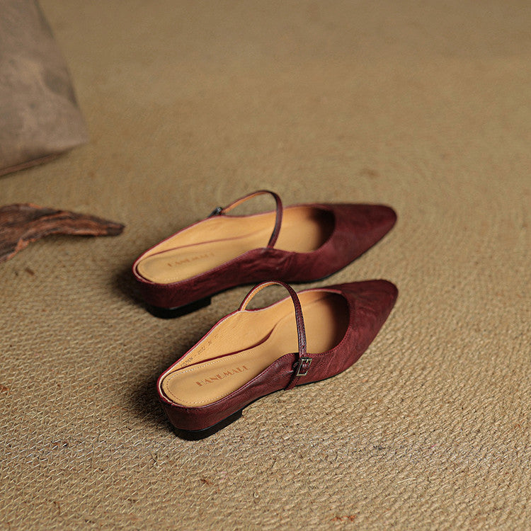 Barbara | Mule en Vera Pelle Orella