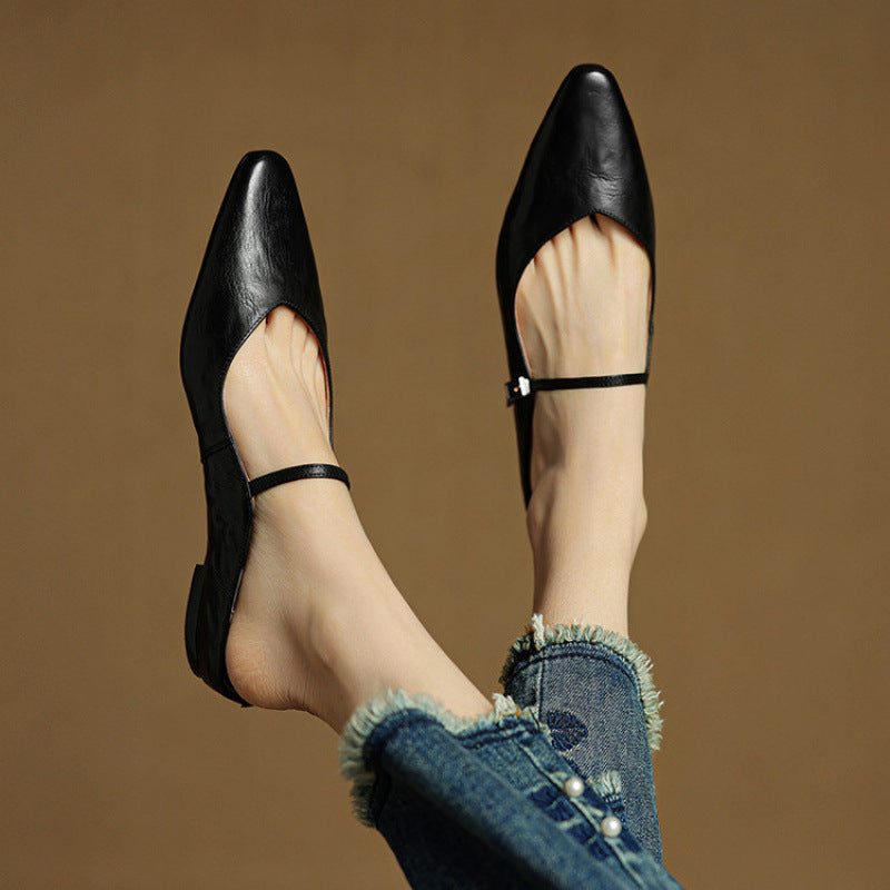 Barbara | Mule en Vera Pelle Orella