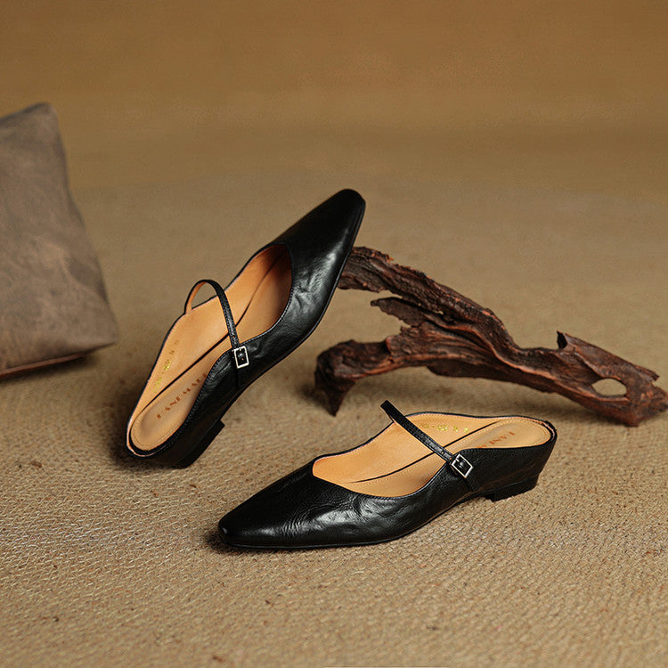 Barbara | Mule en Vera Pelle Orella
