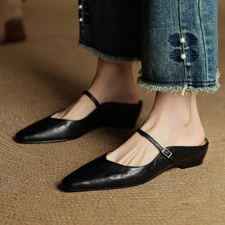 Barbara | Mule en Vera Pelle Orella