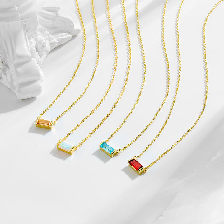 Livia | Collier en argent avec petit pendentif