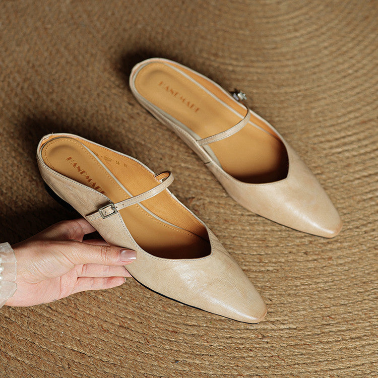 Barbara | Mule en Vera Pelle Orella