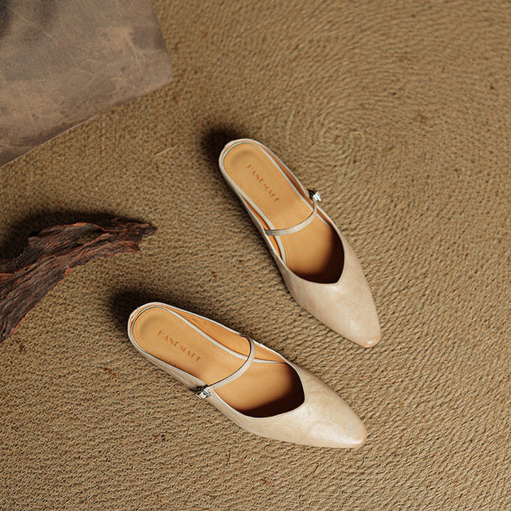 Barbara | Mule en Vera Pelle Orella
