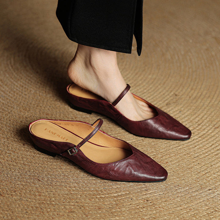 Barbara | Mule en Vera Pelle Orella