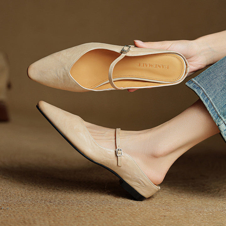 Barbara | Mule en Vera Pelle Orella