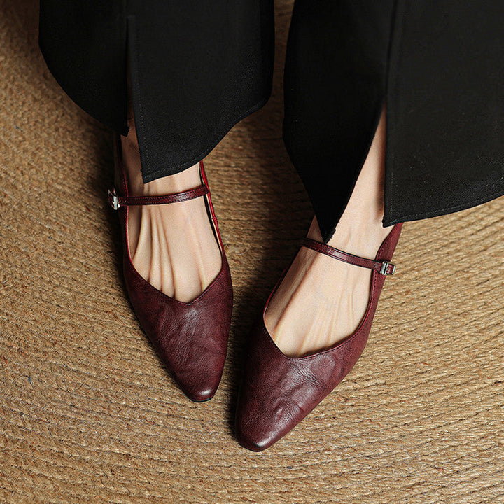 Barbara | Mule en Vera Pelle Orella