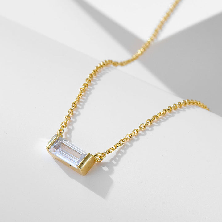 Livia | Collier en argent avec petit pendentif