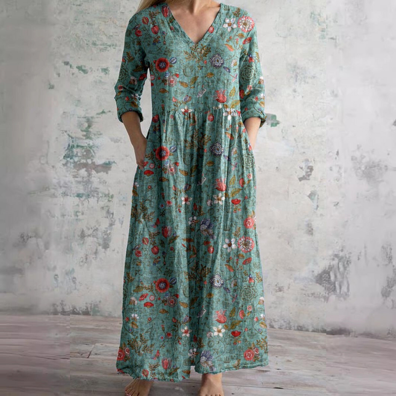 Olivia | Robe d'Été Fleurie