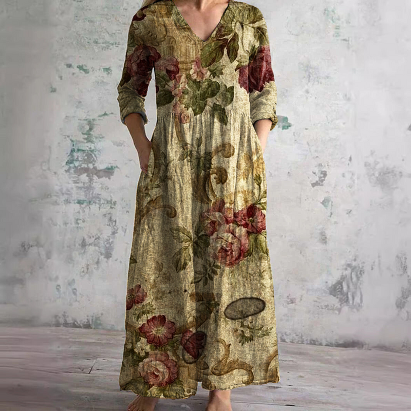 Rachel | Robe d'Été Fleurie