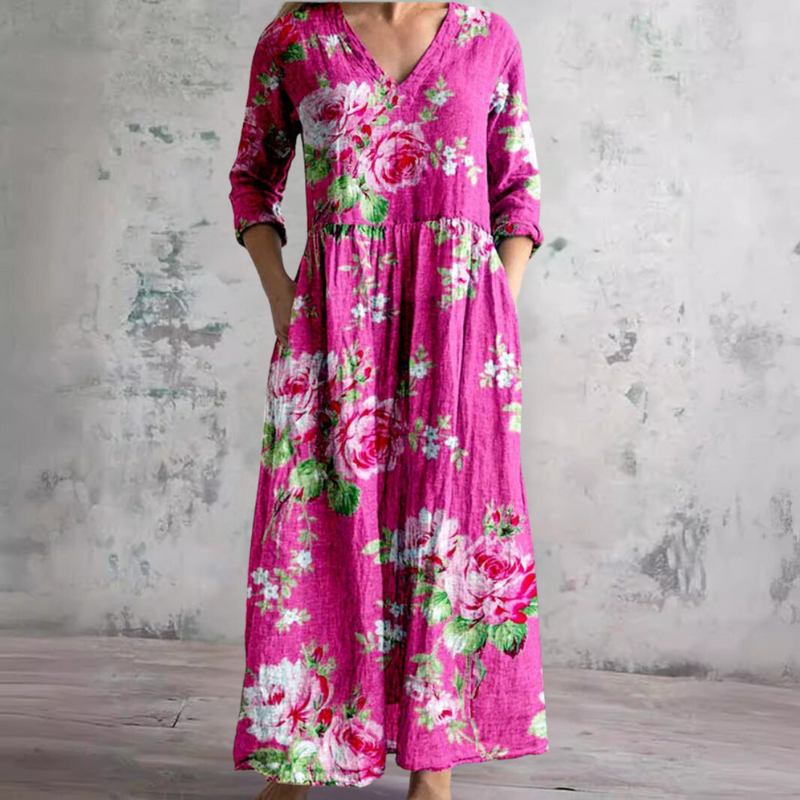 Fiona | Robe d'Été Fleurie