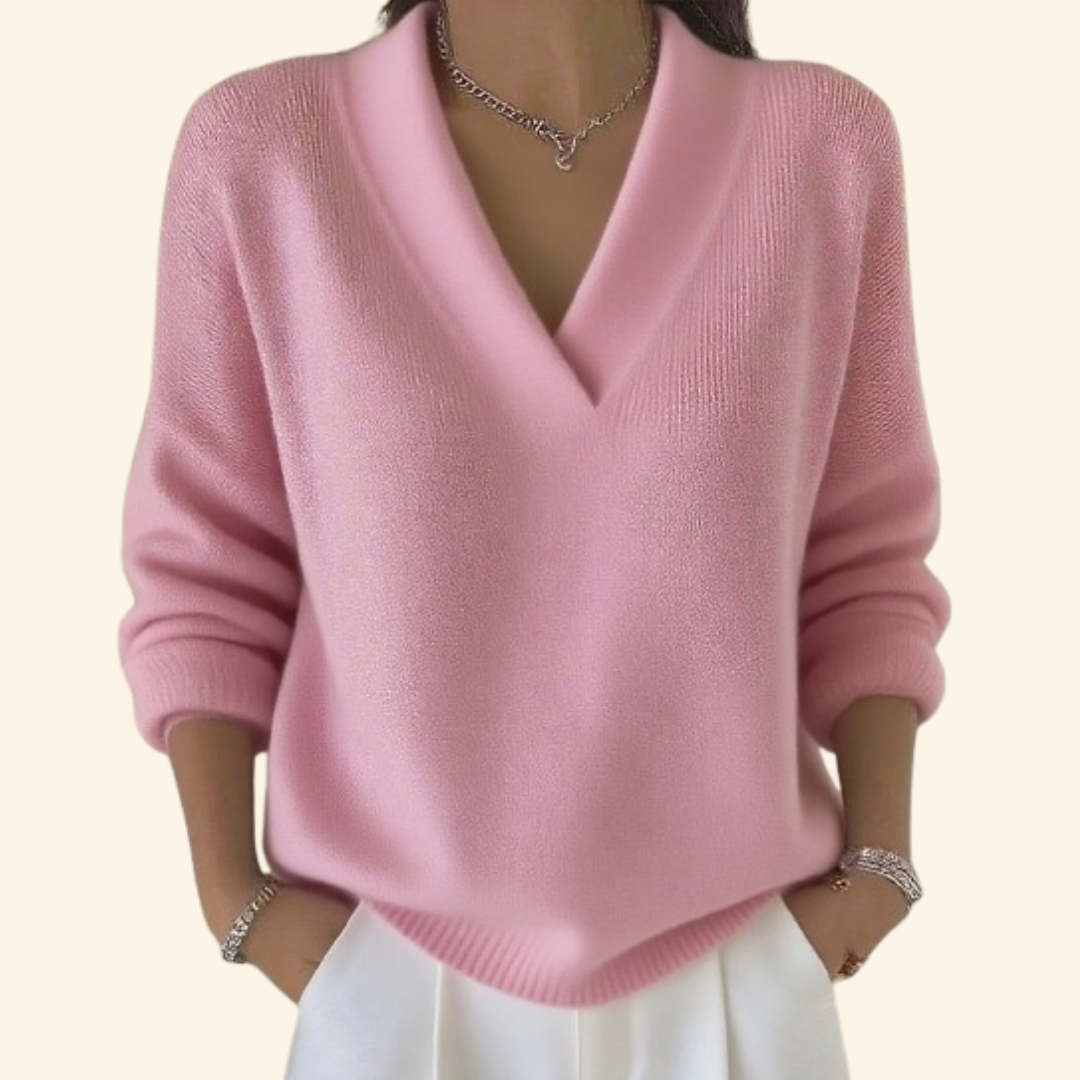 Jeanne | Pull à col en V